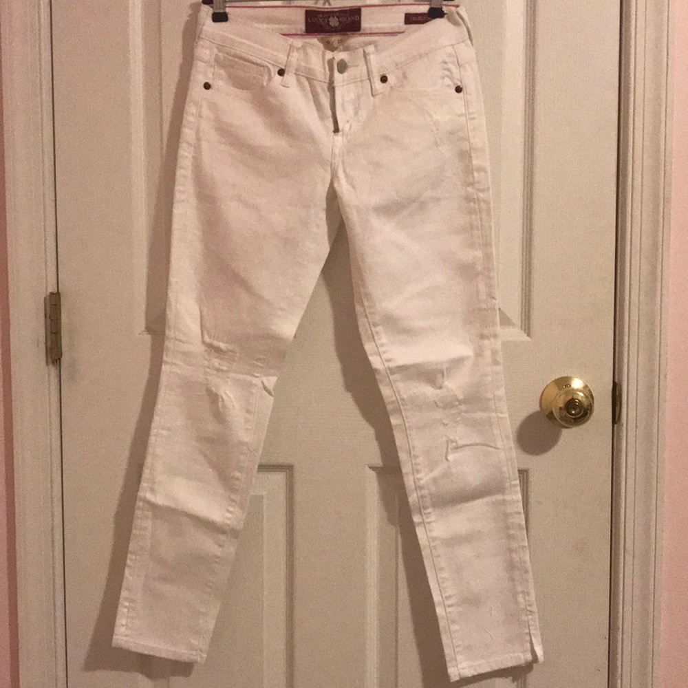 Lucky brand white jeans